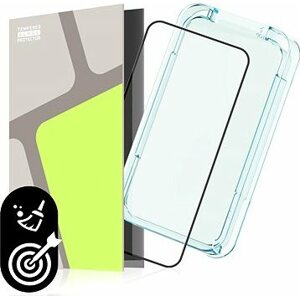 Tempered Glass Protector pre iPhone 15 Pro - Case Friendly + samočistiaci inštalačný rámček