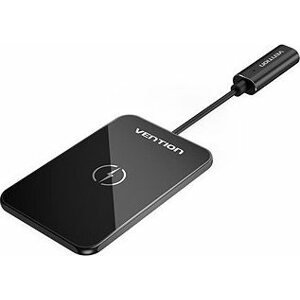 Vention Wireless Charger 15W Ultra Thin Mirrored Surface Type 0.05m Black