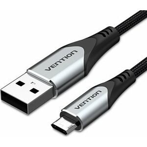 Vention Reversible USB 2.0 to Micro USB Cable 3 M Gray Aluminum Alloy Type