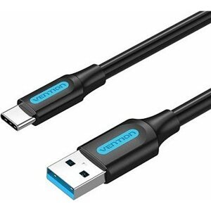 Vention USB 3.0 to USB-C Cable 2M Black PVC Type
