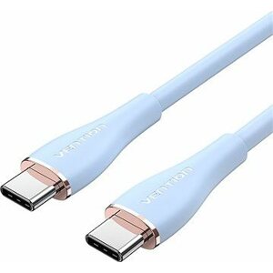 Vention USB-C 2.0 Silicone Durable 5A Cable 2 m Light Blue Silicone Type