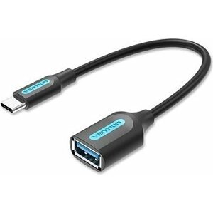 Vention USB-C 3.1 Gen1 (M) to USB-A (F) OTG Cable 0,15 m Black PVC Type