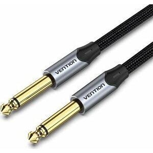 Vention Cotton Braided 6,5 mm Male to Male Audio Cable 1 m Gray Aluminum Alloy Type