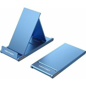 Vention Portable 3-Angle Cell Phone Stand Holder for Desk Blue Aluminium Alloy Type