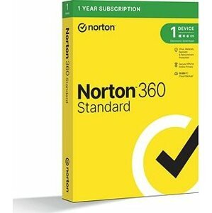 Norton 360 Standard 10GB, 1 používateľ, 1 zariadenie, 12 mesiacov (elektronická licencia)